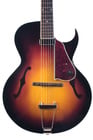 The Loar LH-650-VS Gloss Vintage Sunburst Archtop Cutaway Acoustic/Electric Guitar with Humbucking Pickup