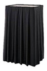 Da-Lite 69836 11-1/4"x19" Black Poly-Sheen Skirting for 203 Project-O-Stand