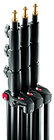 Manfrotto 1004BAC-3 Alu Master Air Cushioned Light Stand with 4 Sections and 3 Risers, Black