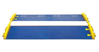 Checkers CPRP-5GD-BLU Pair of GuardDog 5-Channel CrossGuard Ramp Attachments in Blue