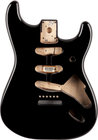 Fender 099-8003-706 Stratocaster Body Black SSS Alder Electric Guitar Body with Vintage Bridge Mount