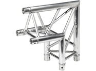 Global Truss TR-4088-O 2-Way 90° Triangular Truss Corner (Apex Out)