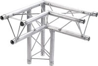Global Truss TR-96117-34 1.64 ft (0.5m) 3-Way 90 Degree Left Corner Triangular Apex