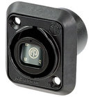 Neutrik NO4FDW-A OpticalCON Quad Chassis Connector in Black