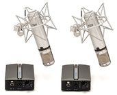 Miktek Audio CV4MP Matched Pair of Large Diaphragm Multi-Pattern Tube Condenser Microphone