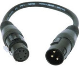 Accu-Cable AC3PM5PFM 3-Pin XLR-M to 5-Pin XLR-F Turnaround Adapter