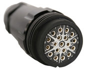 Lex LSC19-LFC-29 19-Pin 6-Circuit LSC19 Female Inline Connector with Crimp Termination