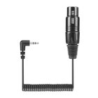 Sennheiser KA 600 15" XLR-F to 1/8" TRS-M Coiled Cable