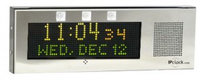 Advanced Network Devices IPCSLRWB Large Surface-Mount IP Clock with RWB Flashers