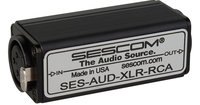 Sescom SES-AUD-XLR-RCA XLR Female Balanced to RCA Unbalanced Audio Converter
