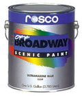 Rosco Off Broadway Scenic Paint 1 Gallon of Brilliant Red Vinyl Acrylic Paint