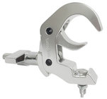 Global Truss QUICK-RIG-CLAMP Quick Rig Clamp Low Profile Hook Clamp in Silver