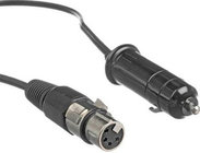 Bescor XLR-CP 16" Cigarette Light Male to 4-Pin XLR-F Cable