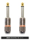 Cable Up PM2-PM2-5-BLK 5 ft 1/4" TS Male to 1/4" TS Male Unbalanced Cable with Black Jacket