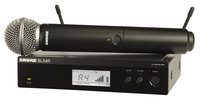 Shure BLX24R/SM58-J10, Microphones
