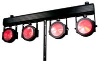 ADJ Dotz TPar System 4x 30W Chip-On-Board RGB Tri LED Wash System with Foot Controller and Remote Control