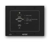 AMX FG1010-320-BL DXLink Multi-Format Wallplate Transmitter in Black
