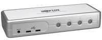 Tripp Lite B004-DUA4-K-R 4-Port DVI/USB KVM Switch with Audio and Cables