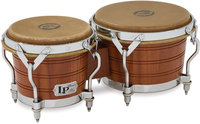 Latin Percussion LP1964 50th Anniversary 1964 Replica Original Mahogany Bongos