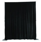 Da-Lite 36793 48" x 156" Ultra Velour Drapery Panel, Black