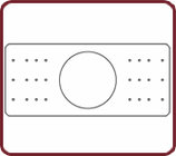 Bose DS16F-ROUGH-IN-PAN Pan Mark Kit, 6-Pack