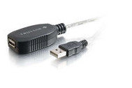 Cables To Go 39000 39' USB 2.0 A Male to A Female Active Extension Cable