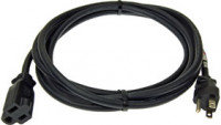 Pro Co E143-50 50' 3-Conductor 14AWG Extension Cord in Black