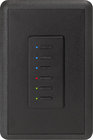 Interactive Technologies ST-UN6-CB-RGB Ultra Series Digital 5-Wire 6-Button Network Station in Black with RGB LED Indicators