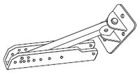 Bose WMB2-MA12/MA12EX Pitch Lock Upper Bracket in White for MA12 / MA12EX Modular Line Array Loudspeakers