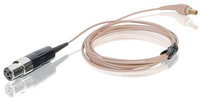 Countryman H6CABLET-SL Replacement H6 Headset Cable for Shure Wireless with TA4F Connector, Tan