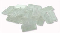 PI Engineering XK-A-529-R 10-Pack of Tall Keycaps in Transparent