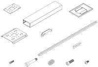 ClearOne 910-001-005-12 Ceiling Mount Kit with 12" Spanner for Beamforming Microphone Array