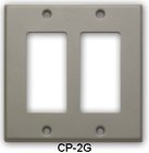 Radio Design Labs CP-2/G Double Cover Plate/Gray