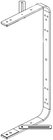 Electro-Voice EVF-UB-WHITE Wall/Ceiling Mounting U-Bracket Kit in White