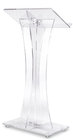 Oklahoma Sound 471 Curved Clear Acrylic Podium