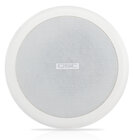 QSC AC-C4T 4.5" Full-Range Ceiling Speaker, 70/100V with C-ring and Rails