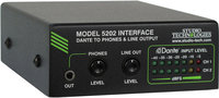 Studio Technologies Model 5202 Dante to Phones and Line Output Interface