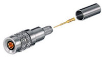 Kings 0345-E00-C7202N DIN 1.0/2.3 3-Piece 75 Ohm Connector for Belden 1855A