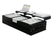 Odyssey FZGSPBM12WBL Black Label Remixer Glide-Style Series Turntable DJ Coffin