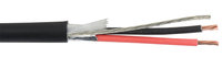 Liberty AV 22-2C-PSH-WHT 1000 ft 22 AWG Single Pair Audio and Control Shielded Plenum Rated Cable with White Jacket