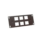Altinex CNK-IP-101 Insert Plate with 6 Empty Ports for Snap-In Connectors
