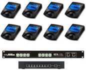 MyMix MIXPACK8 Mix Pack 8 8 myMix Unit Package with 1x IEX16L-A and 1x Power8 Switch