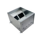 FSR FL-500P-8-B 8" Deep Floor Box with Steel Temporary Construction Cover