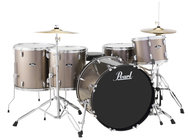 Pearl Drums RS525WFC/C707 5-Piece Drum Set in Bronze Metallic with Cymbals and Hardware