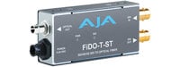 AJA Video Systems Inc FiDO-T-ST Single Channel SD/HD/3G-SDI to ST Optical Fiber Converter with Looping SDI Output and Power Supply