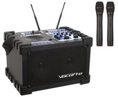 VocoPro JAMCUBE-2 JamCube 2 100 Watt All-In-One Compact PA System with CD/MP3 Playback, SD Recorder and (2) Wireless Microphones