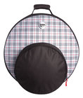 Sabian F22BPD Fast 22 Bold Cymbal Bag in Plaid, holds Cymbals up to 22"