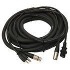 Elite Core PA25-ELITE 25 ft XLR+AC Cable for Powered Speakers