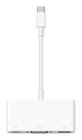 Apple USB-C VGA Multiport Adapter USB-C Male to VGA, USB, and USB-C, MJ1L2AM/A