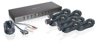 IOGEAR GCS1208KIT1  8-Port Dual Link DVI KVMP Switch Kit